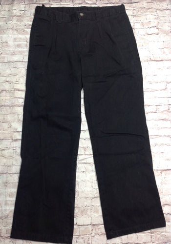 Chaps Black Solid Top