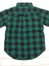 Chaps Blue & Green Plaid Top