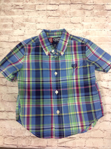 Chaps Blue Print Top