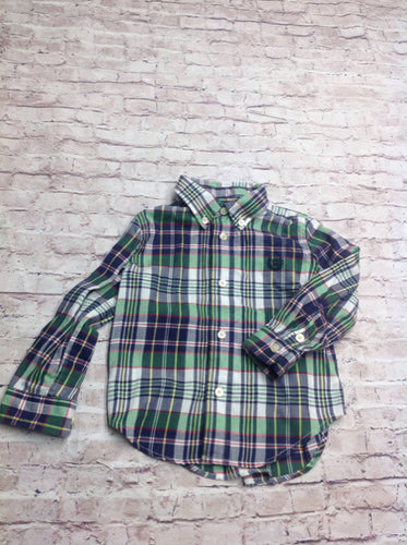 Chaps Green & Blue Top
