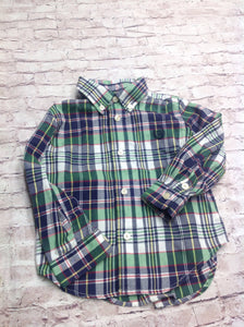 Chaps Green & Blue Top