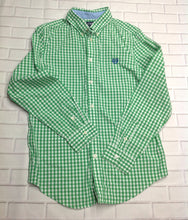 Chaps Green & White Plaid Top
