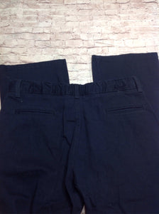 Chaps Navy Solid Pants