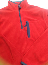 Chaps Red & Blue Fleece Top