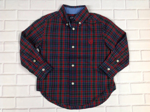 Chaps Red & Blue Top
