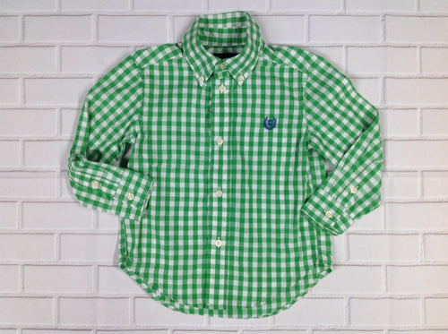 Chaps White & Green Logo Top