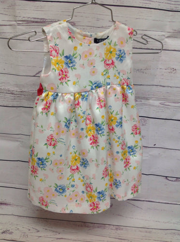 Chaps White Print Dress