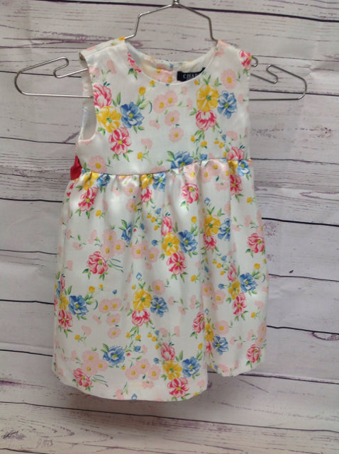 Chaps White Print Dress