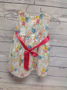 Chaps White Print Dress