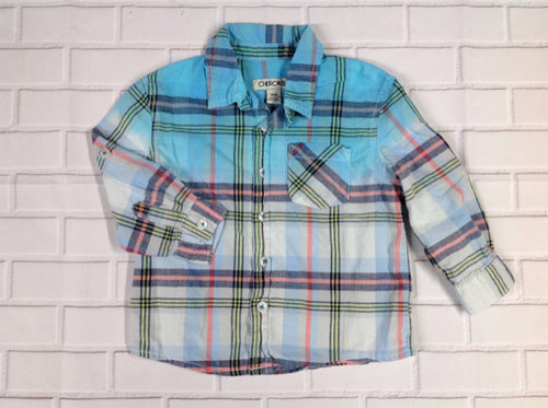 Cherokee Baby Blue & Red Top