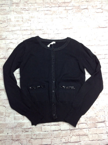 Cherokee Black & Silver Top
