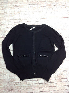 Cherokee Black & Silver Top