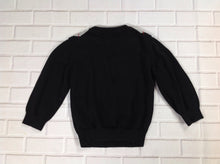 Cherokee Black Print Sweater