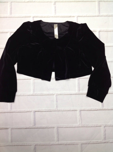 Cherokee Black Velour Top