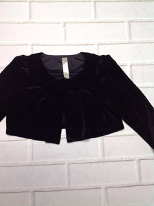 Cherokee Black Velour Top