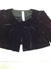 Cherokee Black Velour Top