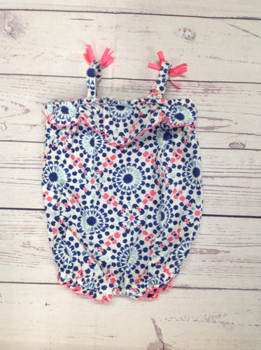 Cherokee Blue Multi-Color Print One Piece