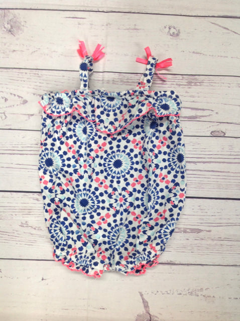 Cherokee Blue Multi-Color Print One Piece