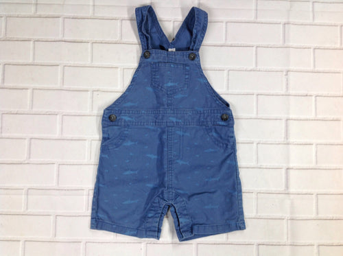 Cherokee Blue Print Shortalls
