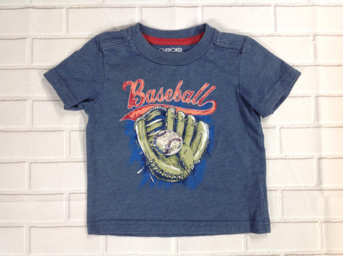 Cherokee Blue Print Top