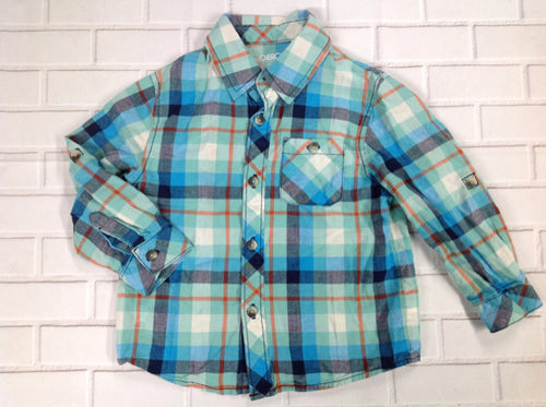 Cherokee Blue Print Top