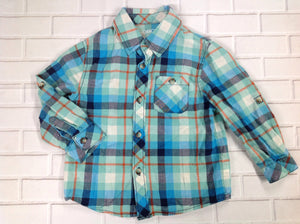 Cherokee Blue Print Top