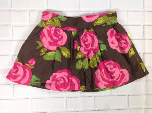 Cherokee Brown Print Skirt