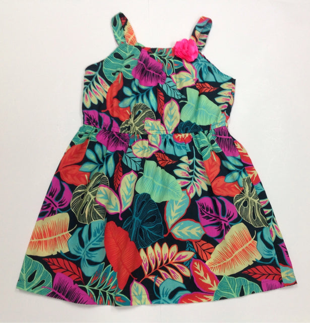 Cherokee Green & Pink SAFARI Dress