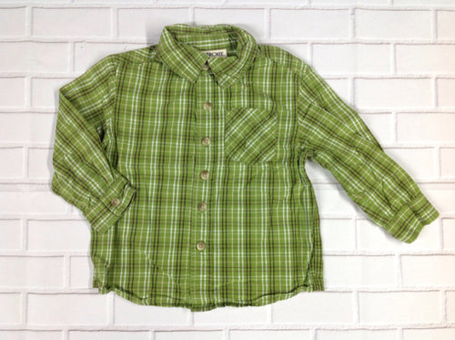 Cherokee Green Print Top