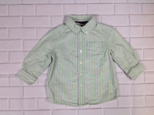 Cherokee Green Print Top