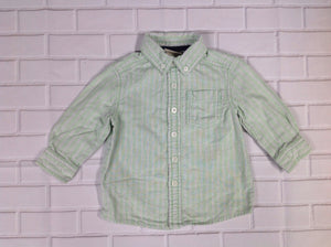 Cherokee Green Print Top