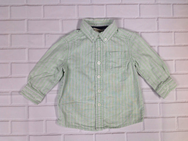 Cherokee Green Print Top