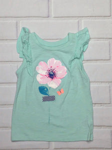 Cherokee LIGHT GREEN & PINK Top