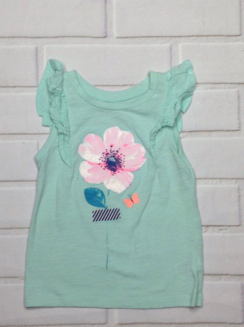 Cherokee LIGHT GREEN & PINK Top