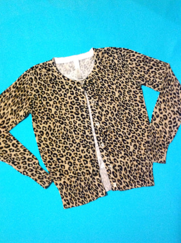 Cherokee Leopard Print Top