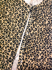 Cherokee Leopard Print Top