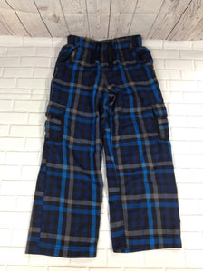 Cherokee Navy Print Plaid Sleepwear