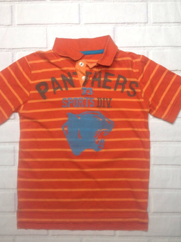 Cherokee Orange & Blue Stripe Top