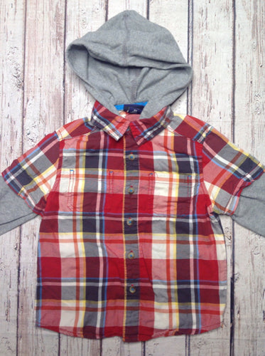 Cherokee Red & Yellow Top With Hoo
