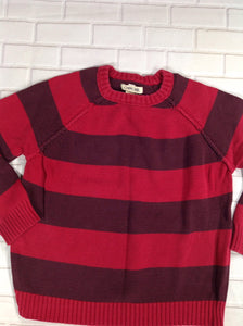 Cherokee Red Print Stripe Sweater