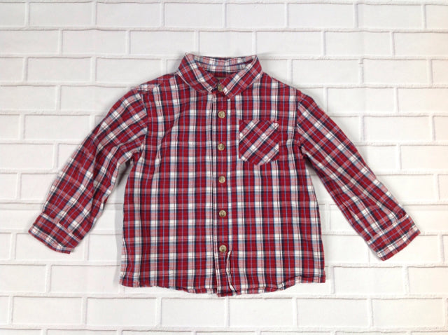 Cherokee Red Print Top