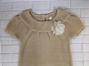 Cherokee Tan & Gold Dress