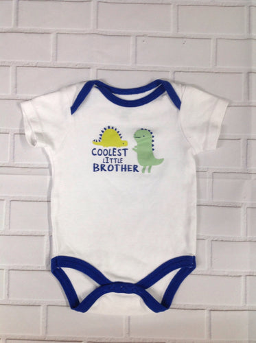 Chick Pea White Print Onesie