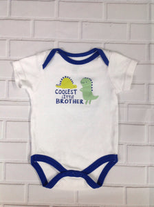 Chick Pea White Print Onesie