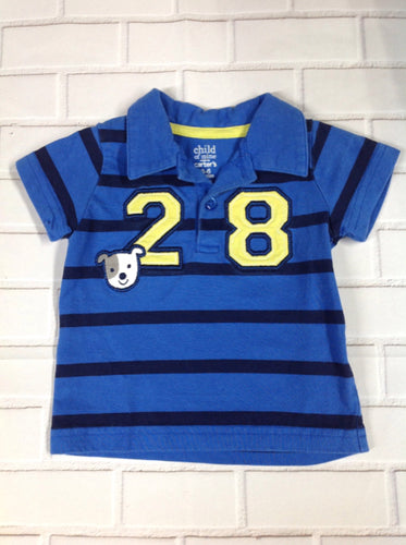 Child of Mine Blue & Green Top