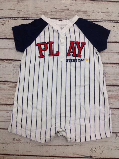 Child of Mine Blue & White One Piece