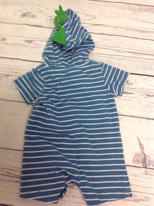 Child of Mine Blue & White One Piece
