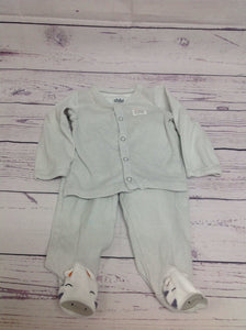 Child of Mine GRAY & WHITE 2 PC Outfit
