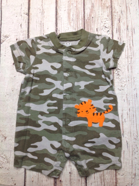 Child of Mine GREEN & TAN One Piece