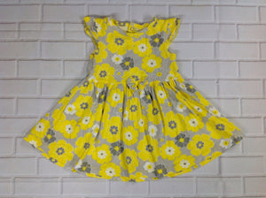 Child of Mine Gray & Yellow Dress